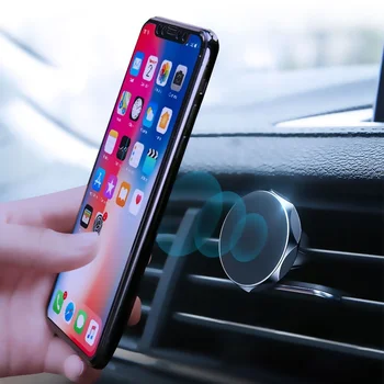 Mágneses autó, telefon, Ventillátor tartó iPhone Huawei mágneses jogosultja 360 forgó autó, telefon holderused a telefon jogosultja 2021 ÚJ