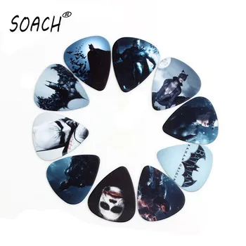 SOACH 50PCS 0.71 mm kétoldalas gitár választ a nyomtatás magas színvonalú pick gitár lapát Gitár Tartozékok ukulele bass