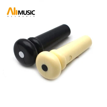 Alice Műanyag 3mm/PVC Gitár Heveder Gomb Fekete/Fehér Pont Fekete vagy Elefántcsont