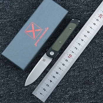 LEMIFSHE YX622 ÚJ összecsukható kés golyóscsapágy 14c28n penge G10 kezelni kemping vadászat Külső zseb gyümölcs kés EDC eszközök