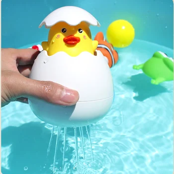ABS Fürdő Játékok Rajzfilm Duck Baba Vízi Játékok a Gyermekek Fürdőszoba Sprinkler Játékok Fürdő Játékok Gyerekeknek