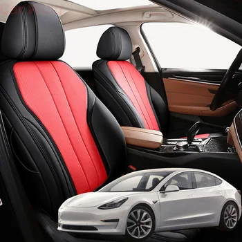 Bőr autósülés A Tesla Model 3 2019 2020 2021 tartozékok kiterjed az autó a szalonban