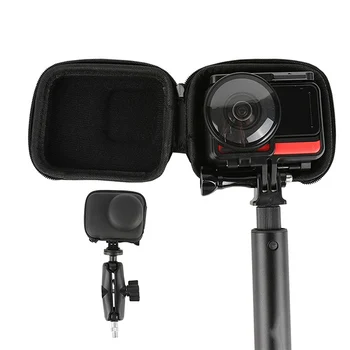 Insta360 EGY R Panorámás Kiadás hordtáska Insta 360 mod széles látószögű Kamera Mini Hordozható Tároló Táska Tartozék PU Doboz
