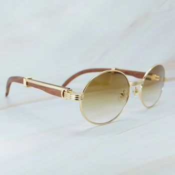 Retro Fa Napszemüvegek Férfi Ruházat Kiegészítők Luxus Carter Buffok Szemüveg Divat Napernyők A Nők Ovális Szemüveg Trend Termék