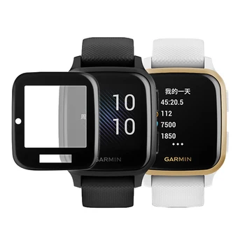 3D Ívelt Szélén Puha Védőfólia Smartwatch LCD Teljes Borító Védelem A Garmin Venu SQ Zene Smart Óra képernyővédő fólia