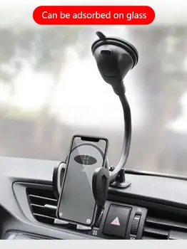 Autós mobiltelefon tartó hogy vizsgálja meg a rögzített navigációs konzol tapadókorongos hosszú tömlő műszerfal támogatás univerzális