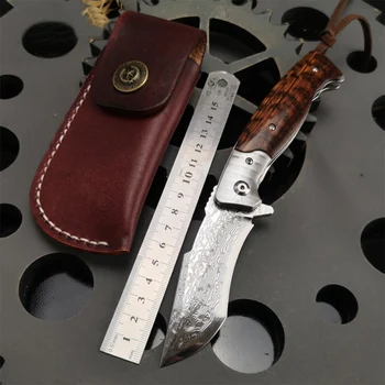 új termék éles késsel VG10 Damaszkuszi acél behozatal blacksmithing gyűjtemény, szerszám, kés, bicska, szabadtéri önvédelem kés