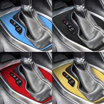 4-szín Sebességváltó Panel Trim Keret Autó sebességváltási Panel, Dekorációs Fedél Matrica Autó Belsejét a Chevrolet Camaro 2016-2020