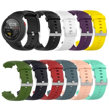 Szilikon Watchband Pánt Huami 3 Smartwatch amazfit határán (A1801) Csere 10 Szín karkötő Karkötő Pántok
