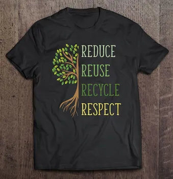 Csökkenti A Reuse, Recycle Éghajlati Válság Környezetvédelmi Aktivista Póló Esztétikai Ruházat Férfi Póló Alt Ruhák, Pólók Oversiz