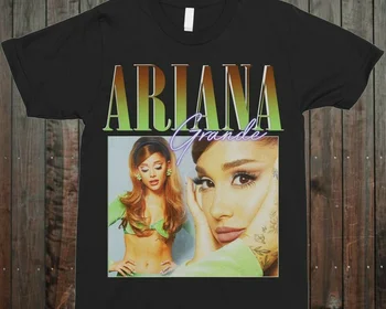 Férfi T-Shirt Ariana Grande 90-es évek Sleeve Vintage T-ShirtWomen tshirt