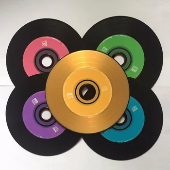 Nagykereskedelmi 10 Lemezek Prémium Szakmai Többszínű Osztály EGY 700 MB 52x Üres, Fekete, Nyomtatott CD-R Lemez