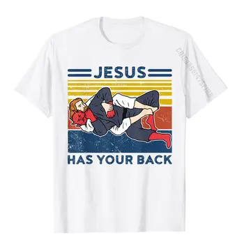 Jiu Jitsu Ingek, hogy Jézus A Vissza Mens BJJ MMA Jujitsu Póló Pamut Tshirts A Férfiak Geek Pólók Sima Egyszerű Stílus