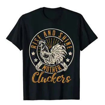 Hasadra Süt A Nap Anyja Cluckers Vicces Csirke Design Póló Funky Szabadidő Póló Pamut Felsők Pólók Férfi Utca