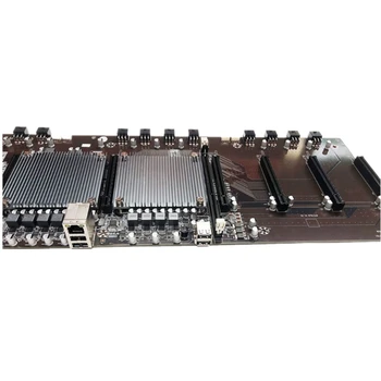  BTC X79 Bányász Alaplap LGA 2011 8*PCI-E 16X Grafikus Kártya Slot 60mm Távolság Eth Btc Bányász Támogatja 9*3060 GPU