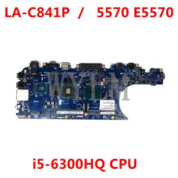 KN-0N0D6R 0N0D6R N0D6R A DELL Latitude 5570 E5570 Laptop Alaplap ADP80 LA-C841P A i5-6300HQ CPU R7 M370 2G-GPU Tesztelt