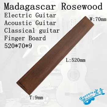 Magas Minőségű Madagaszkár Rózsafa Gitár Hangolása Anyag DIY Gitár Fingerboard Gitár Tartozékok
