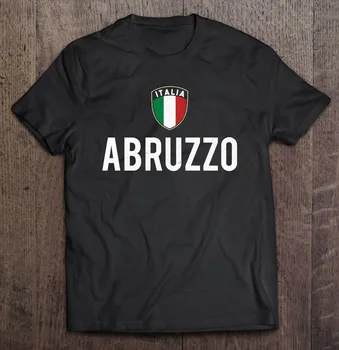Abruzzo Büszkeség Póló Abruzzese Gyökerek Abruzzian Örökség Munkaruházat Ruhák Sort Laza Nyári Ruhát, Hip-Hop