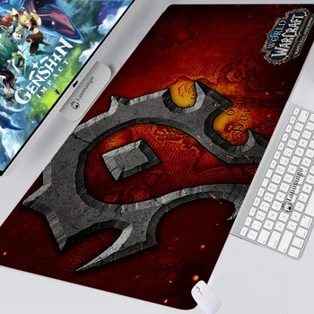 90x40 Gaming Mouse Pad World of Warcraft Mousepad Nagy XXL Billentyűzet, Egér, Mat Gabinete Gamer Laptop Kiegészítők Sebesség Asztal Mat
