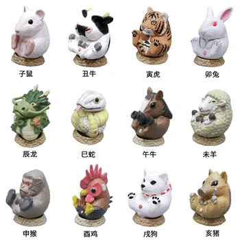 Kínai Horoszkóp Ábra Patkány Bivaly Tigris Nyúl Sárkány Kígyó Ló, Juh, Majom, Kakas, Kutya, Disznó Tizenkét Szimbolikus Állatok Modell