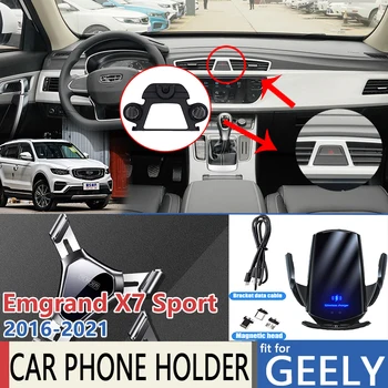 Autós Mobiltelefon tartó Geely Atlas Emgrand X7 Sport 2016 2017 2018 2019 Telefon Konzol Támogatás Kiegészítők az IPhone