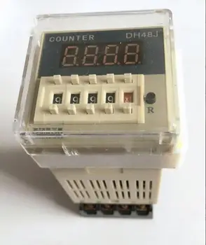 DH48J DH48J-8 Elektronikus preset számlálók aciklikus kijelző számláló 1-999900 relé 8PIN a bázis DC12V/24V/36V AC110V/220V/380V