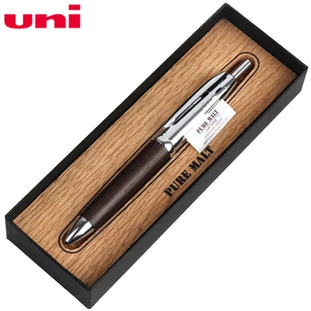 Mitsubishi Uni MSE4-5025 0,7 mm Golyóstollat/ felső többfunkciós pen/ tölgyfa bevonatú fém kompozit 4&1 ajándék toll
