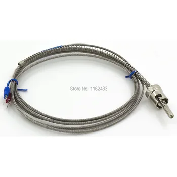 FTARS02 K E J típusú 2m fém szűrés kábel 11.5 mm lyuk átmérő, állítható bajonett kupak hőelem hőmérséklet-érzékelő