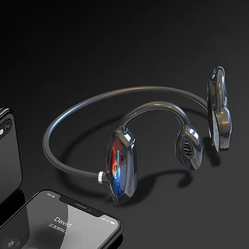 Vezeték nélküli Bluetooth-Fülhallgató csontvezetéses Fejhallgató Nyitott Fül Sport Vízálló Vezeték nélküli Fülhallgató Mikrofon Kihangosító