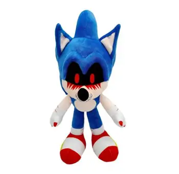 40cm Sonic modell plüss játék Sündisznó Ábra Rövid plüss játékok Sonic akciófigura Puha játékok Kanapé, hálószoba dekoráció ajándék gyerekeknek