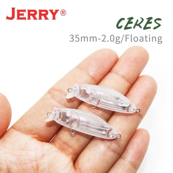 Jerry Ceres Micro Ponty, 35 mm-es Festetlen Csalogatni Üres Úszó Csörgő Rock Halászati Séta A Kutya Csali Bass Halak