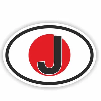 Személyiség JAPÁN Ország Autó Matricák Kiegészítők, Motor Fedelét Karcolások Vízálló PVC 12cm *8cm