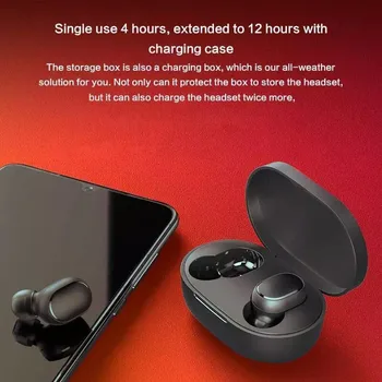 az okostelefon A6S TWS Bluetooth 5.0 Fülhallgató Vezeték nélküli Fejhallgató Sztereó Headset sport Fülhallgató, mikrofon töltés doboz